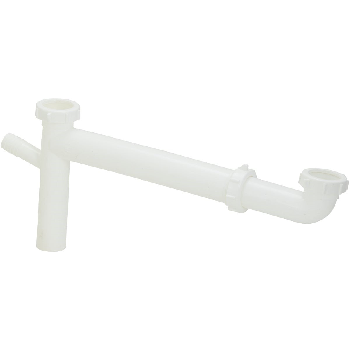 1-1/2 In. x 16 In. White Plastic End Outlet Waste