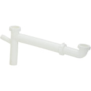 1-1/2 In. x 16 In. White Plastic End Outlet Waste
