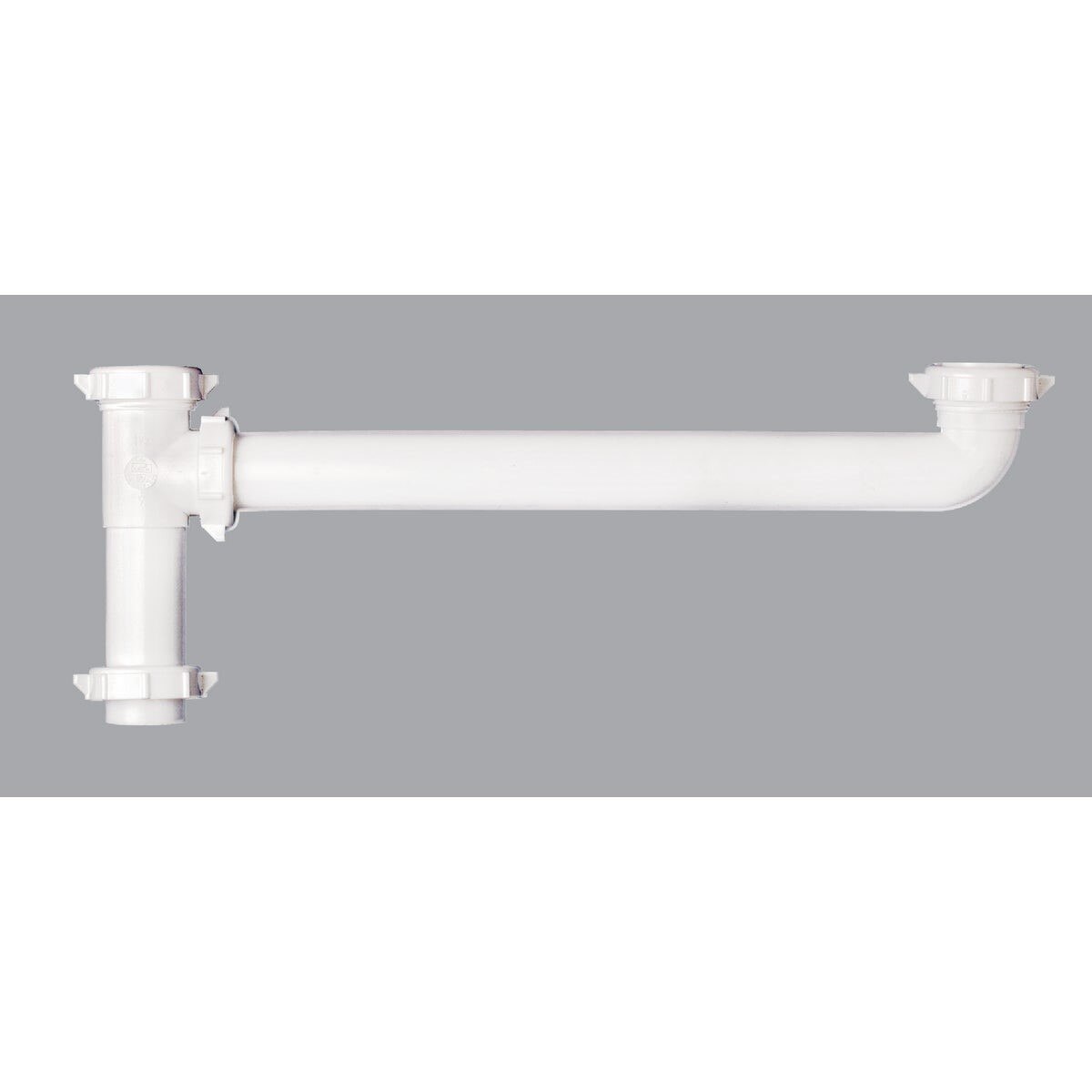 1-1/2 In. x 16 In. White Plastic End Outlet Waste