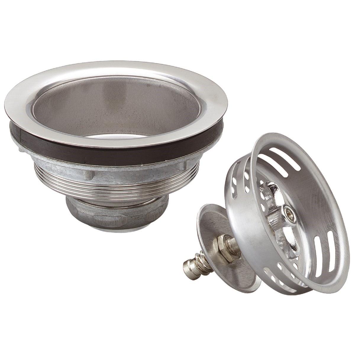 Stainless Steel Turn to Seal Basket Strainer Assembly