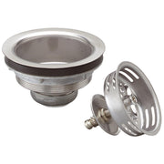 Stainless Steel Turn to Seal Basket Strainer Assembly