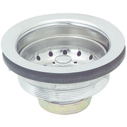 3-1/2 In. Brass with Stainless Steel Basket Fixed Post Basket Strainer Assembly