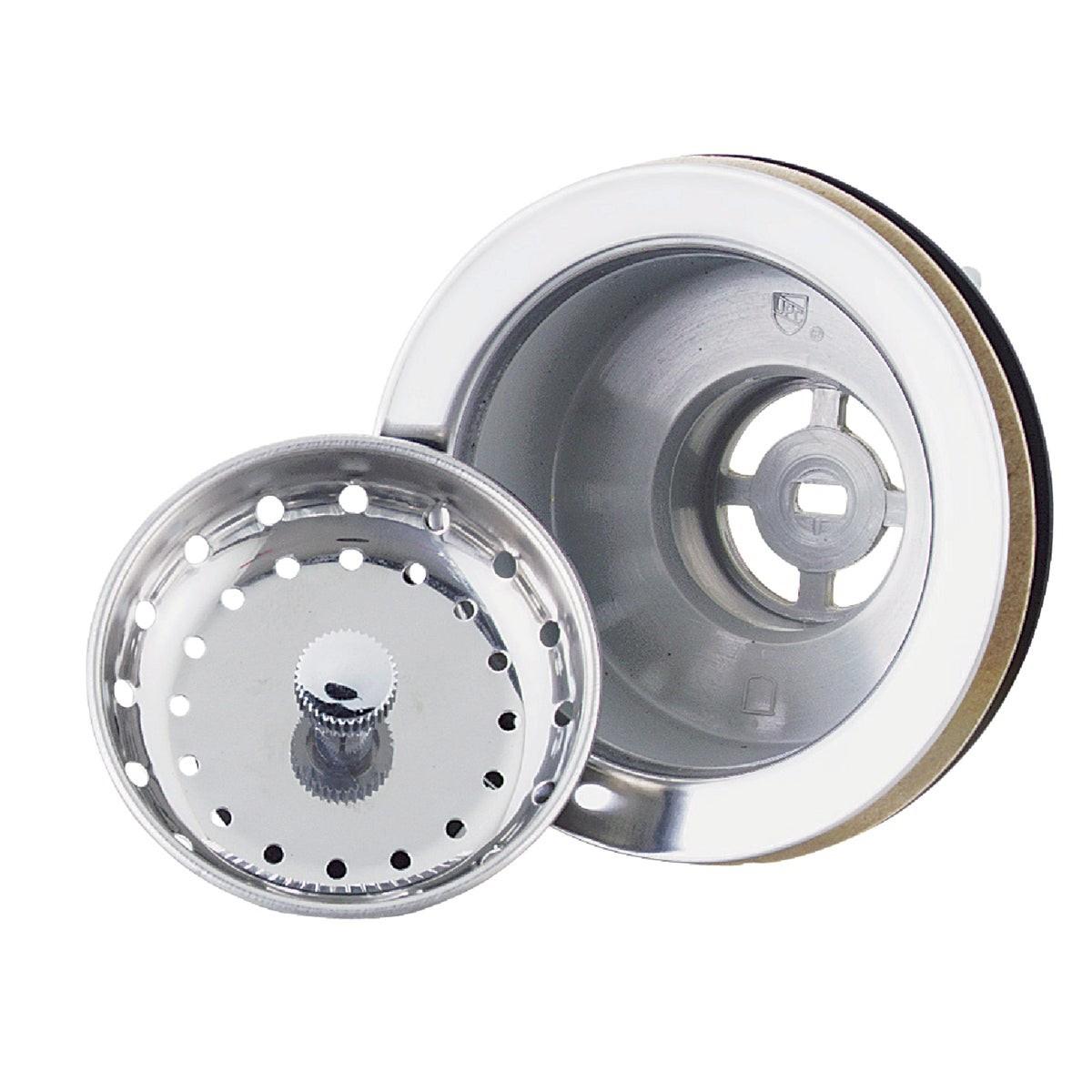 3-1/2 In. to 4 In. Stainless Steel Rim & Basket Fixed Post Basket Strainer Assembly