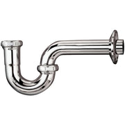 1-1/4 In. x 1-1/4 In. Chrome-Plated 20 Gauge Brass P-Trap