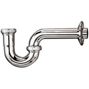 1-1/2 In. x 1-1/2 In. Chrome-Plated 22 Gauge Brass P-Trap