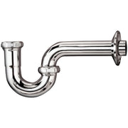 1-1/2 In. x 1-1/2 In. Chrome-Plated 17 Gauge Brass P-Trap