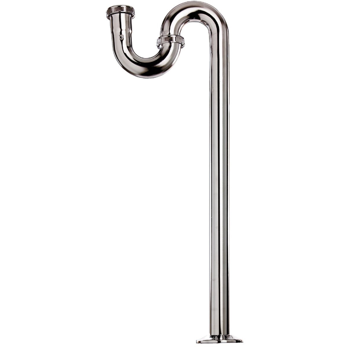 1-1/4 In. x 20-1/2 In. Chrome-Plated S-Trap