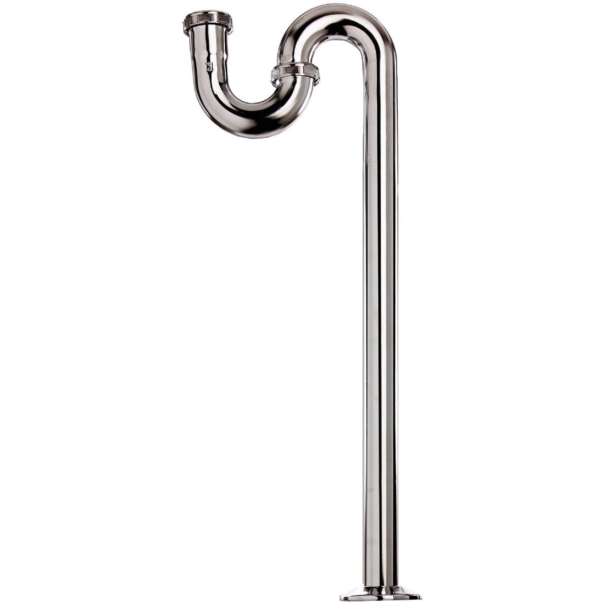 1-1/2 In. x 20-1/2 In. Chrome-Plated S-Trap