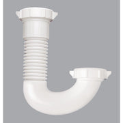 1-1/4 In. x 1-1/2 In. White Plastic J-Bend