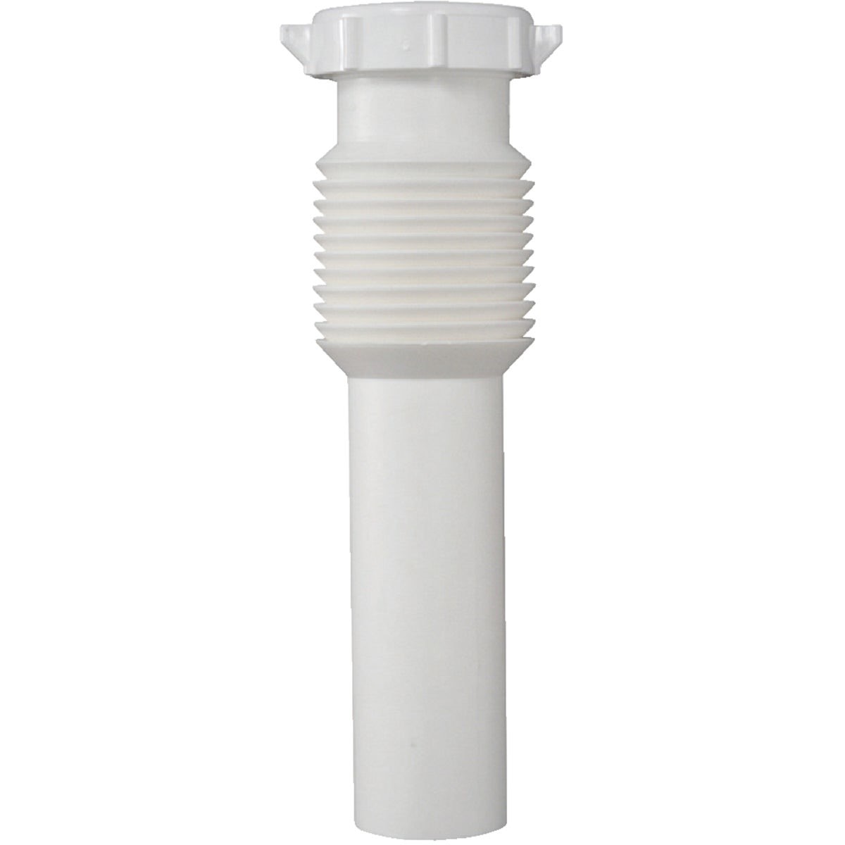 1-1/2 In. x 12 In. White Plastic Extension Tube