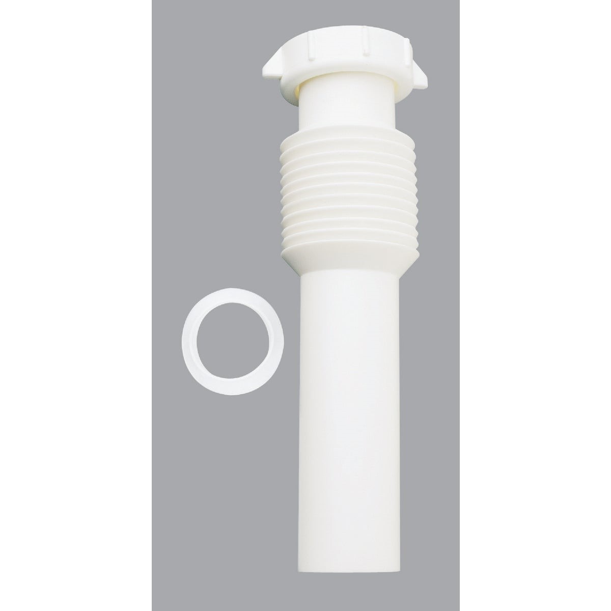1-1/2 In. x 12 In. White Plastic Tailpiece