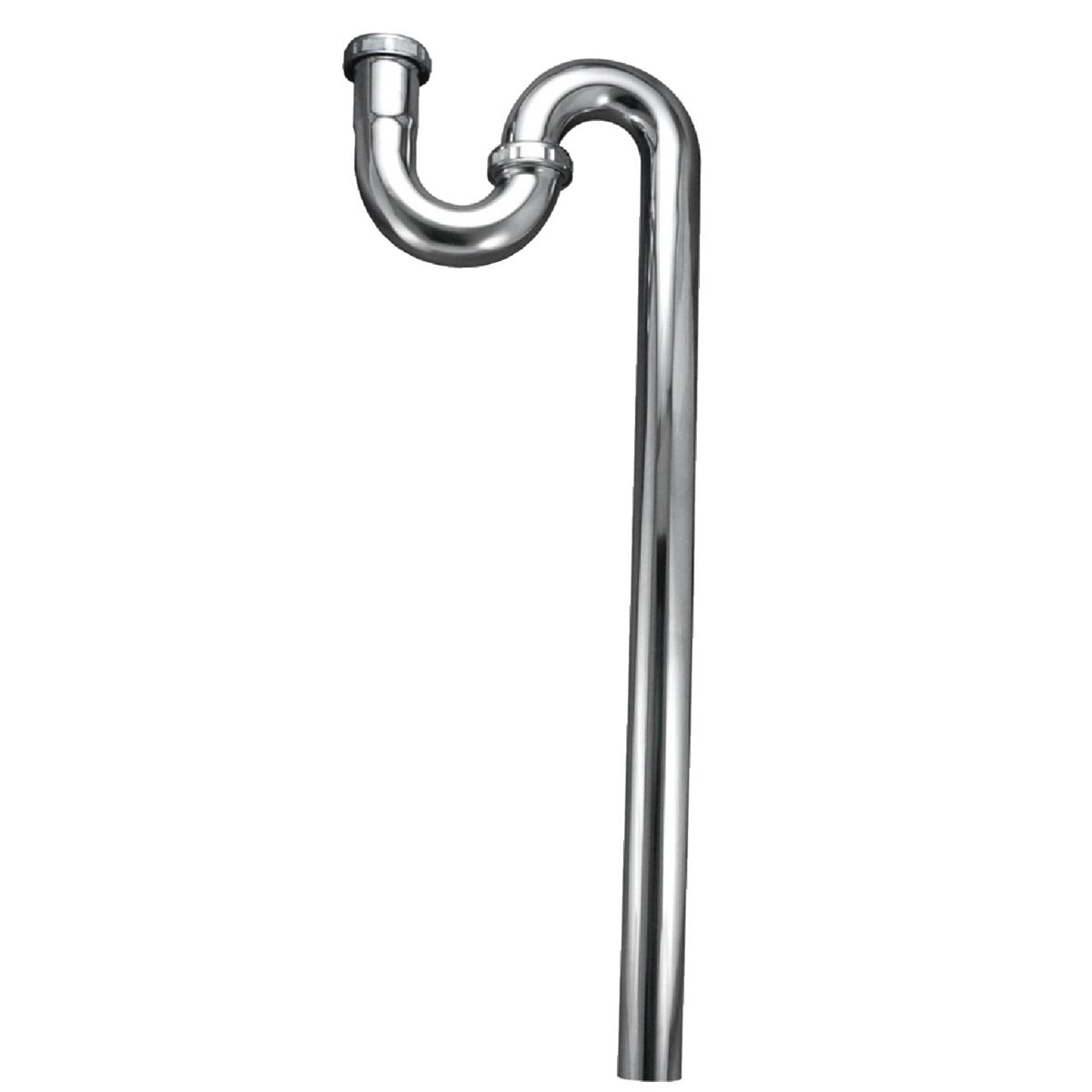 1-1/2 In. x 20-1/2 In. Polished Chrome Plated S-Trap