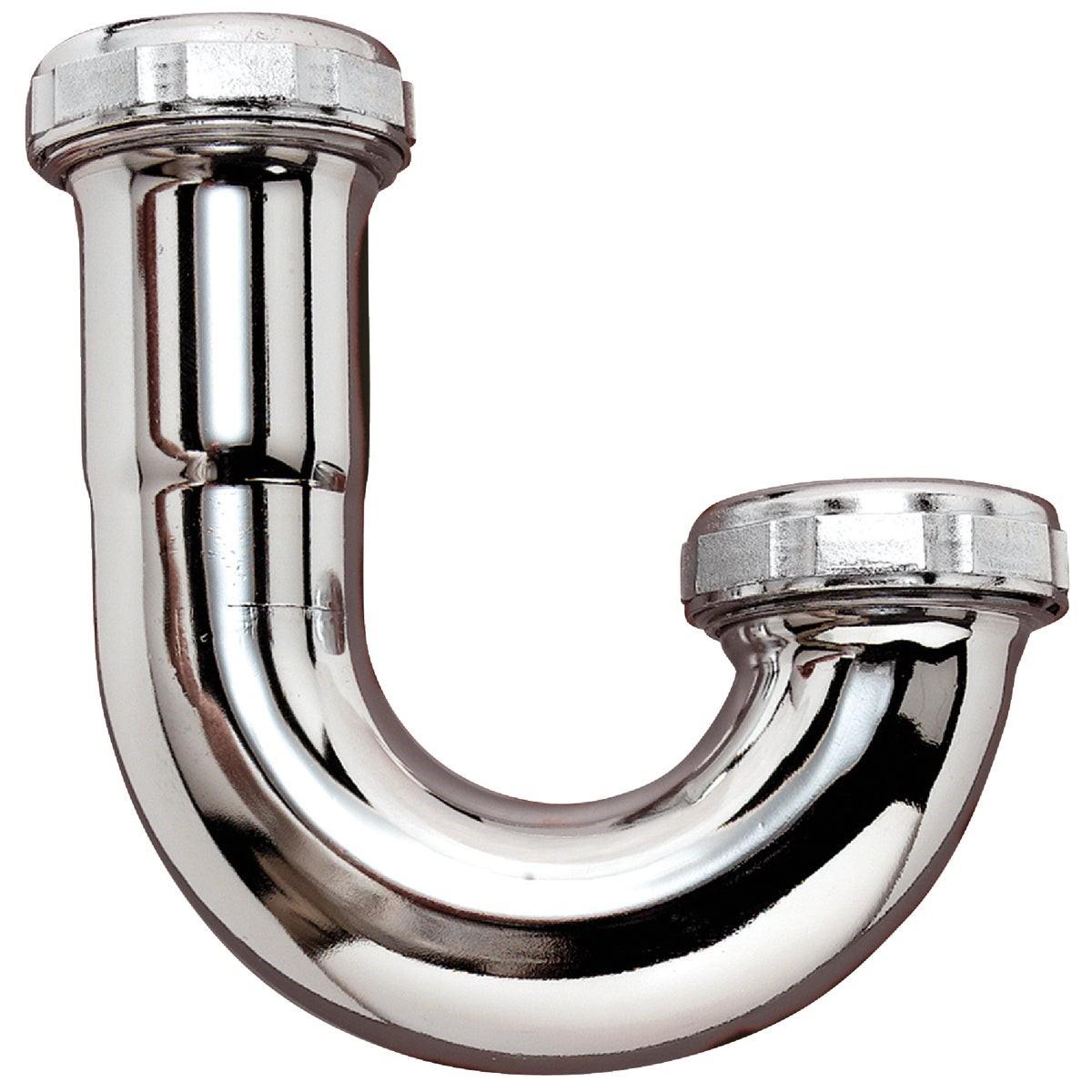 1-1/2 In. Chrome Plated J-Bend, Carded