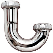 1-1/2 In. Chrome Plated J-Bend, Carded