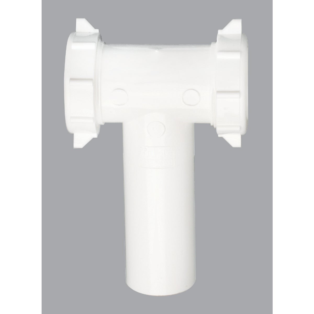 1-1/2 In. White Plastic Tee