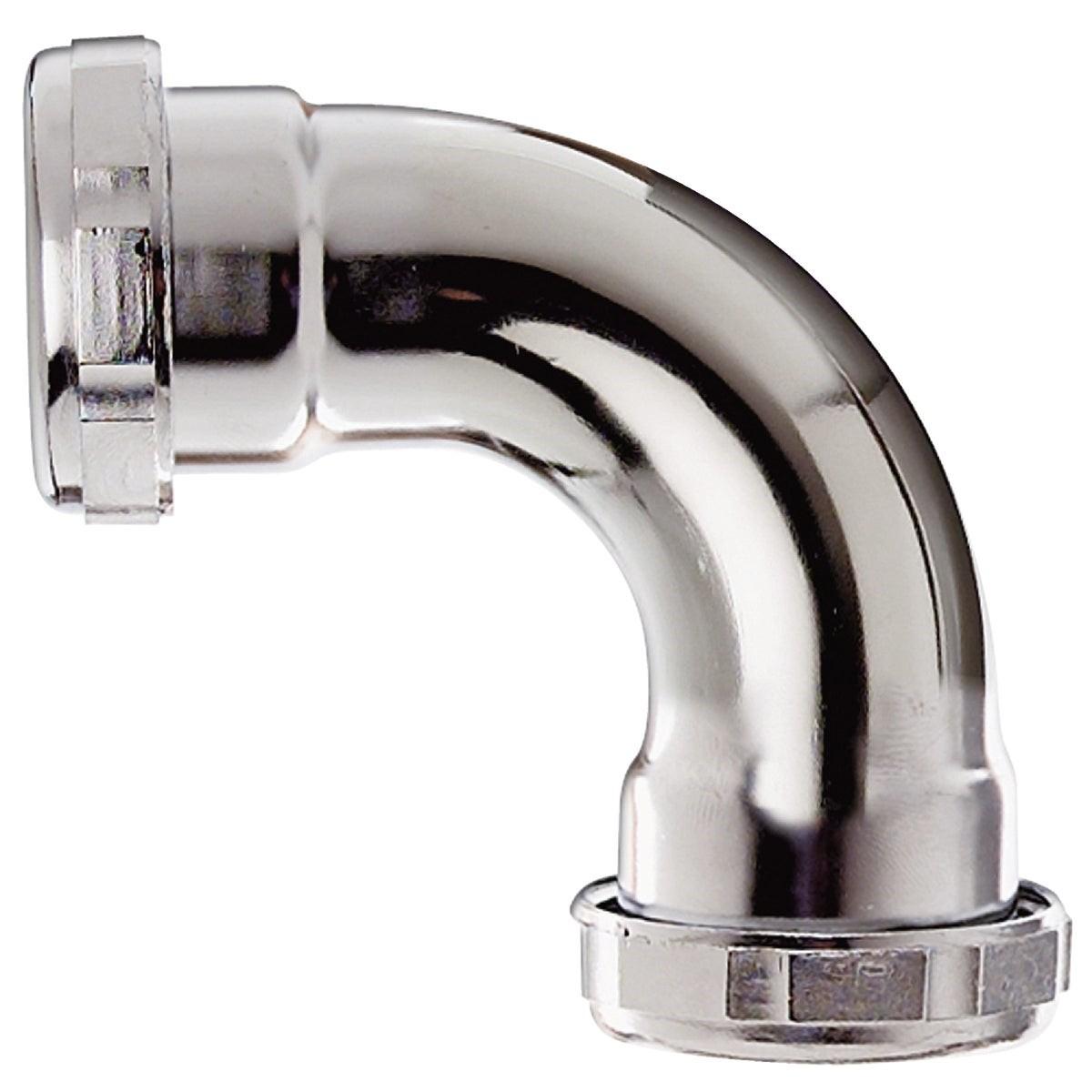 1-1/2 In. Chrome-Plated Elbow