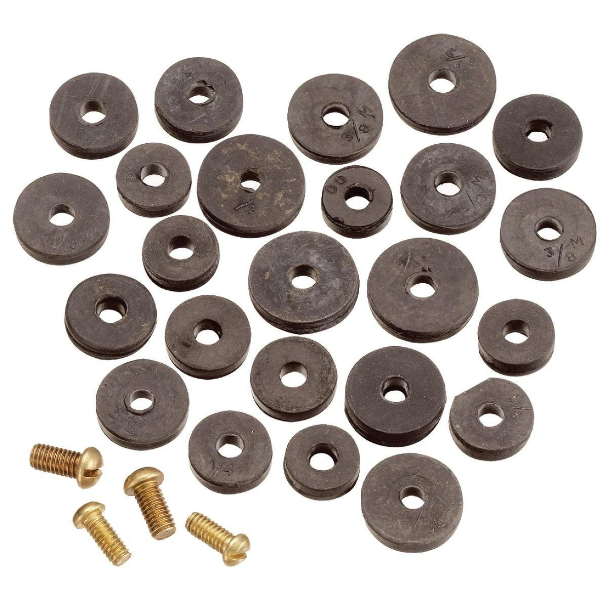 Assorted Black Flat Faucet Washer (20 Ct.)