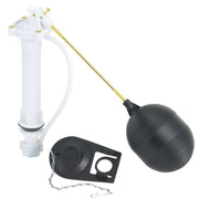12 In. Plastic Anti-Siphon Tank Repair Kit, Flush Lever not Included