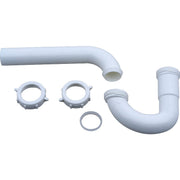 1-1/4 In. White Plastic P-Trap