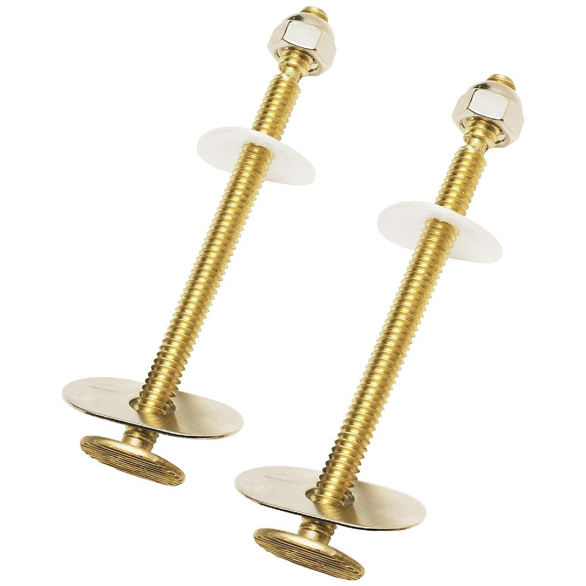 1/4 In. x 3-1/2 In. Extra Long Solid Brass Toilet Bolts (2 Pack)