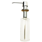 Polished Chrome Clear Body Soap Dispenser