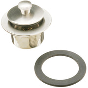 Roller Ball Bathtub Drain Stopper Replacement Assembly with Brushed Nickel Finish