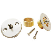 Brushed Nickel Trip Lever Bath Drain Trim Kit