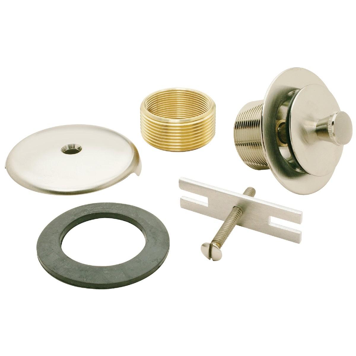 Brushed Nickel Roller Ball Bath Drain Trim Kit