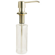 Brushed Nickel Clear Body Soap Dispenser