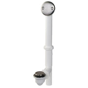Do it Foot Lok Stop Plastic Bath Drain with Brushed Nickel Trim