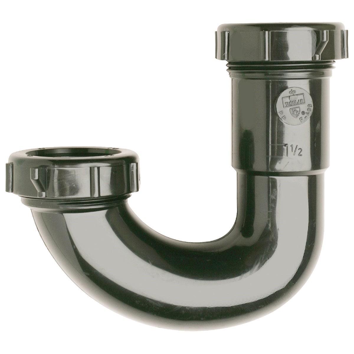 1-1/2 In. Black Plastic J-Bend