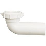 4-3/5 In. L White Plastic Disposer Elbow