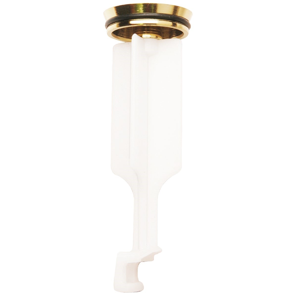 4.09 In. x 1.23 In. Polished Brass Pop-Up Drain Stopper