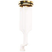 4.09 In. x 1.23 In. Polished Brass Pop-Up Drain Stopper