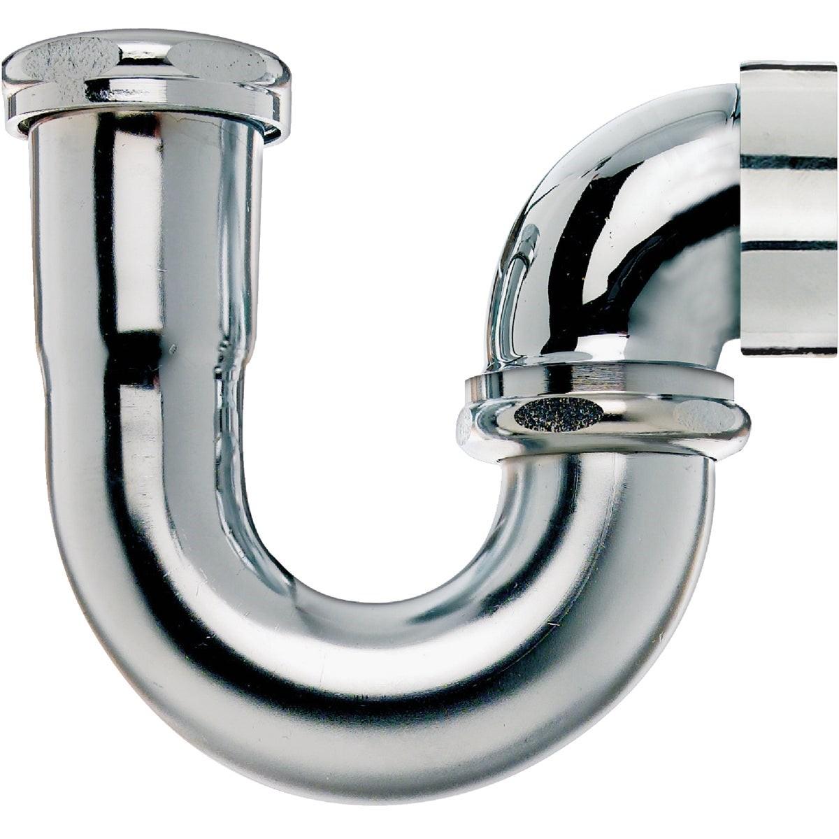 1-1/2 In. Satin Nickel Brass J-Bend