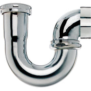 1-1/2 In. Satin Nickel Brass J-Bend