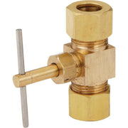 3/8 In. Tube x 3/8 In. Tube Brass Straight Needle Valve