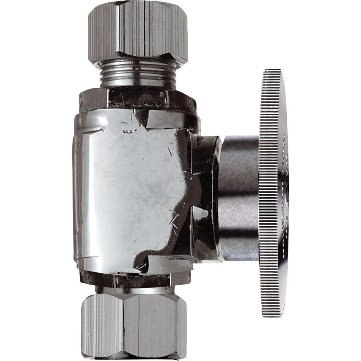 3/8 In. C X 3/8 In. OD Chrome Plated Brass Stop Valve