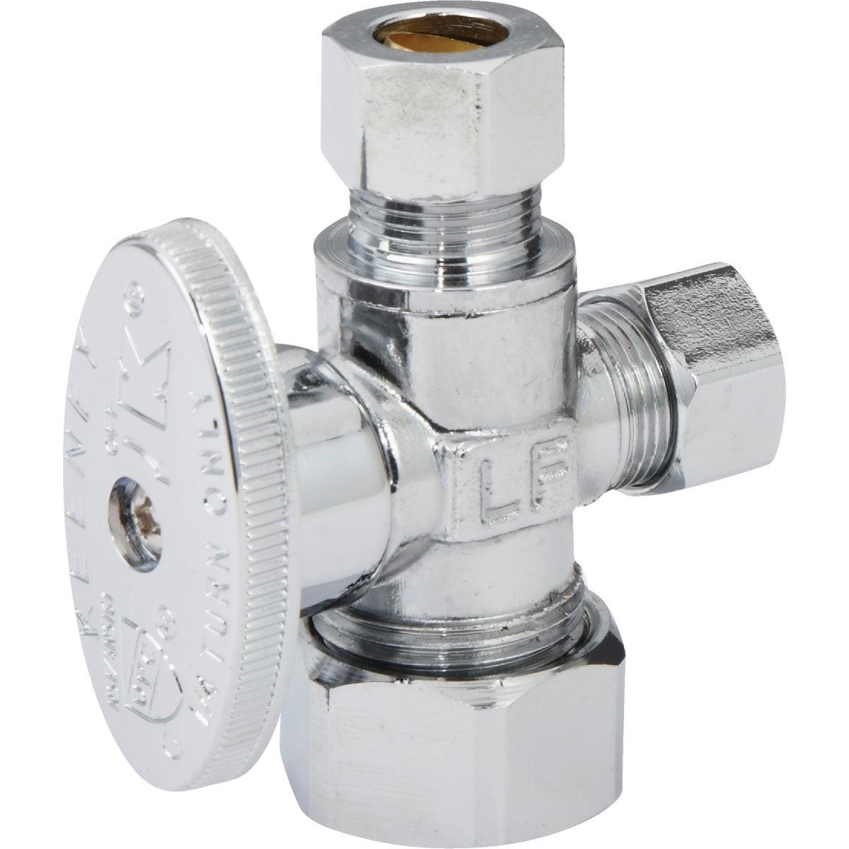 5/8 In. OD x 3/8 In. OD x 3/8 In. OD Quarter Turn Angle Valve