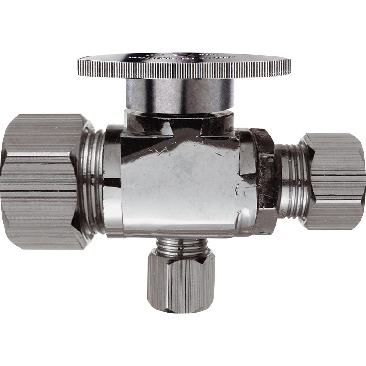 5/8 In. OD x 3/8 In. OD x 1/4 In. OD Quarter Turn Angle Valve