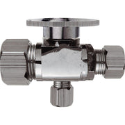 5/8 In. OD x 3/8 In. OD x 1/4 In. OD Quarter Turn Angle Valve