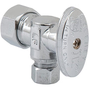 5/8 In. OD x 3/8 In. OD Quarter Turn Angle Valve
