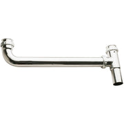 1-1/2 In. x 16 In. Satin Nickel End Outlet Waste