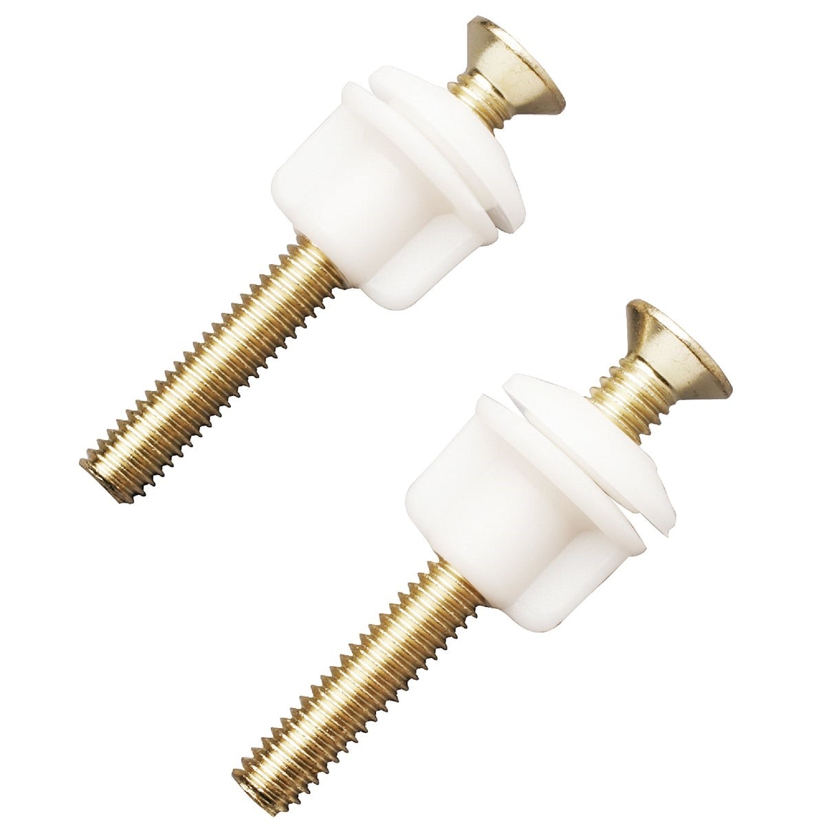 3/8" x 2-1/2" Polished Brass Toilet Seat Hinge Bolt