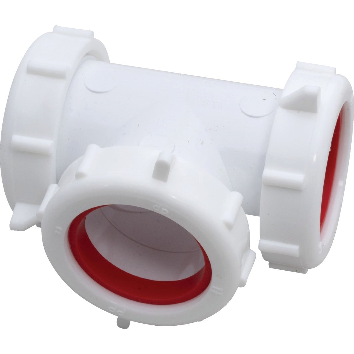 Keeney 1-1/2 In. White Plastic Tee