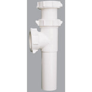 1-1/2 In. White PVC End Outlet Tee