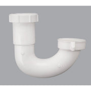 1-1/2 In. or 1-1/4 In. White Plastic J-Bend, Bagged