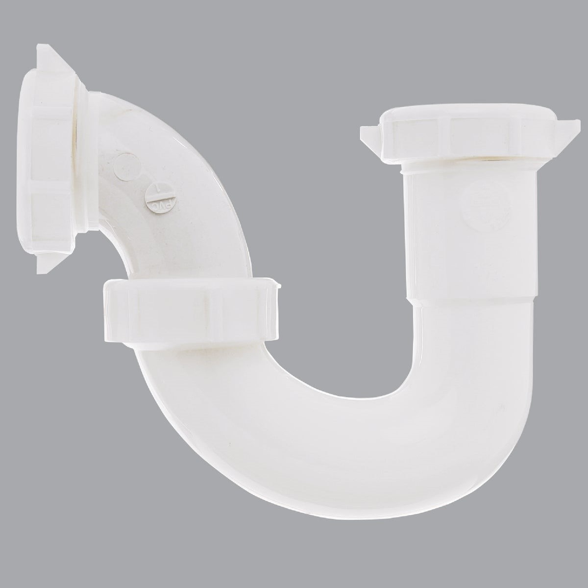 1-1/2 In. x 1-1/4 In. White Plastic Sink Trap