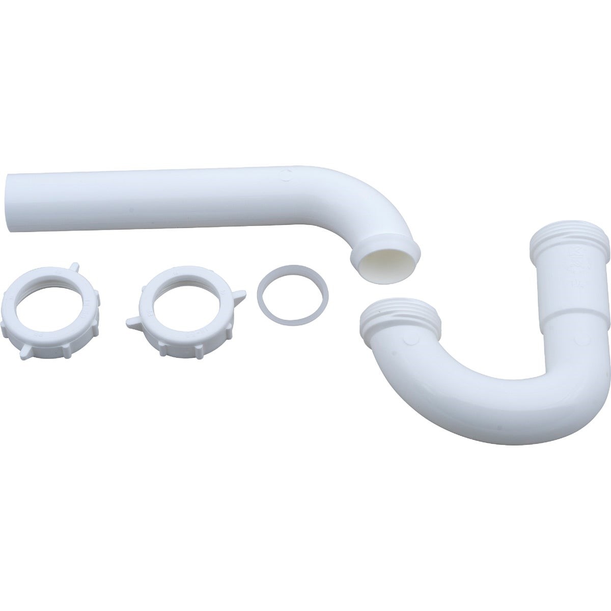 1-1/4 In. White Plastic P-Trap