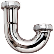 1-1/2 In. Chrome Plated J-Bend, Bagged